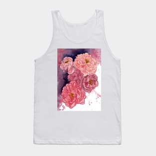 Peonies illustration 2 Tank Top